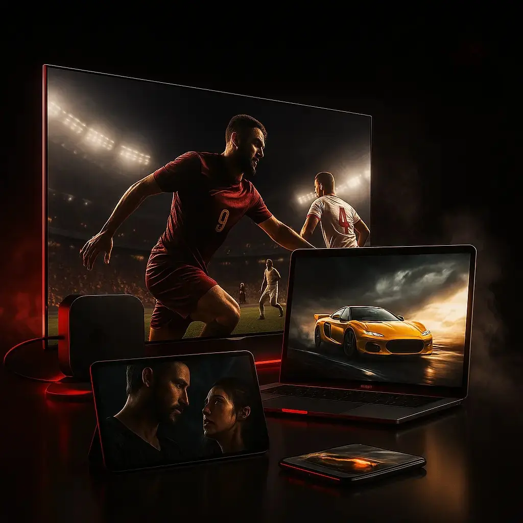 Compatibilité totale abonnement HexagoneTV avec Samsung Smart TV, LG, Android Box, Apple TV et Amazon Fire Stick